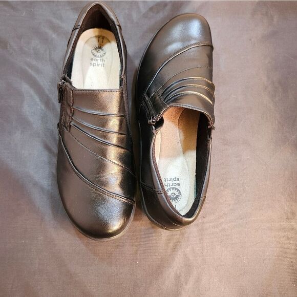 EARTH SPIRIT SLIP-ON ROUND-TOE WOMEN'S LOAFERS - Picture 7 of 13